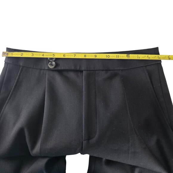 Ted Baker Popieyt Slim Tapered Pleated Pants, Baker Size 2, US 6 Black, Like New - Picture 12 of 15